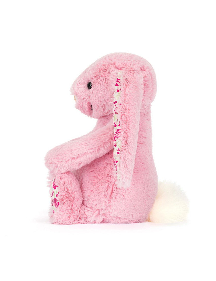 Króliczek LUX Różowy z Kwiecistymi Uszami 31 cm Króliczek LUX Różowy z Kwiecistymi Uszami 31 cm