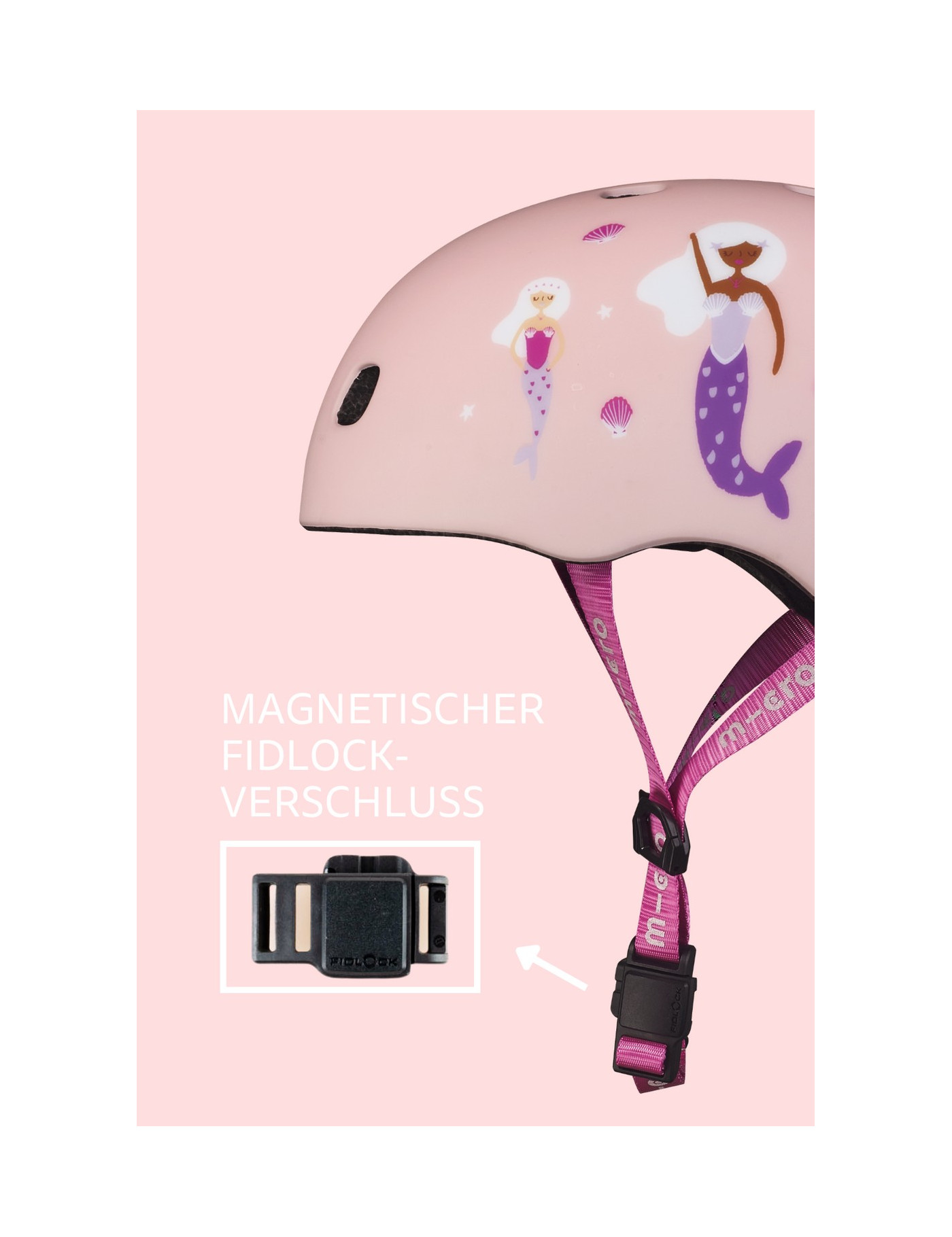 Kask MICRO typu orzeszek różowy w Syrenki