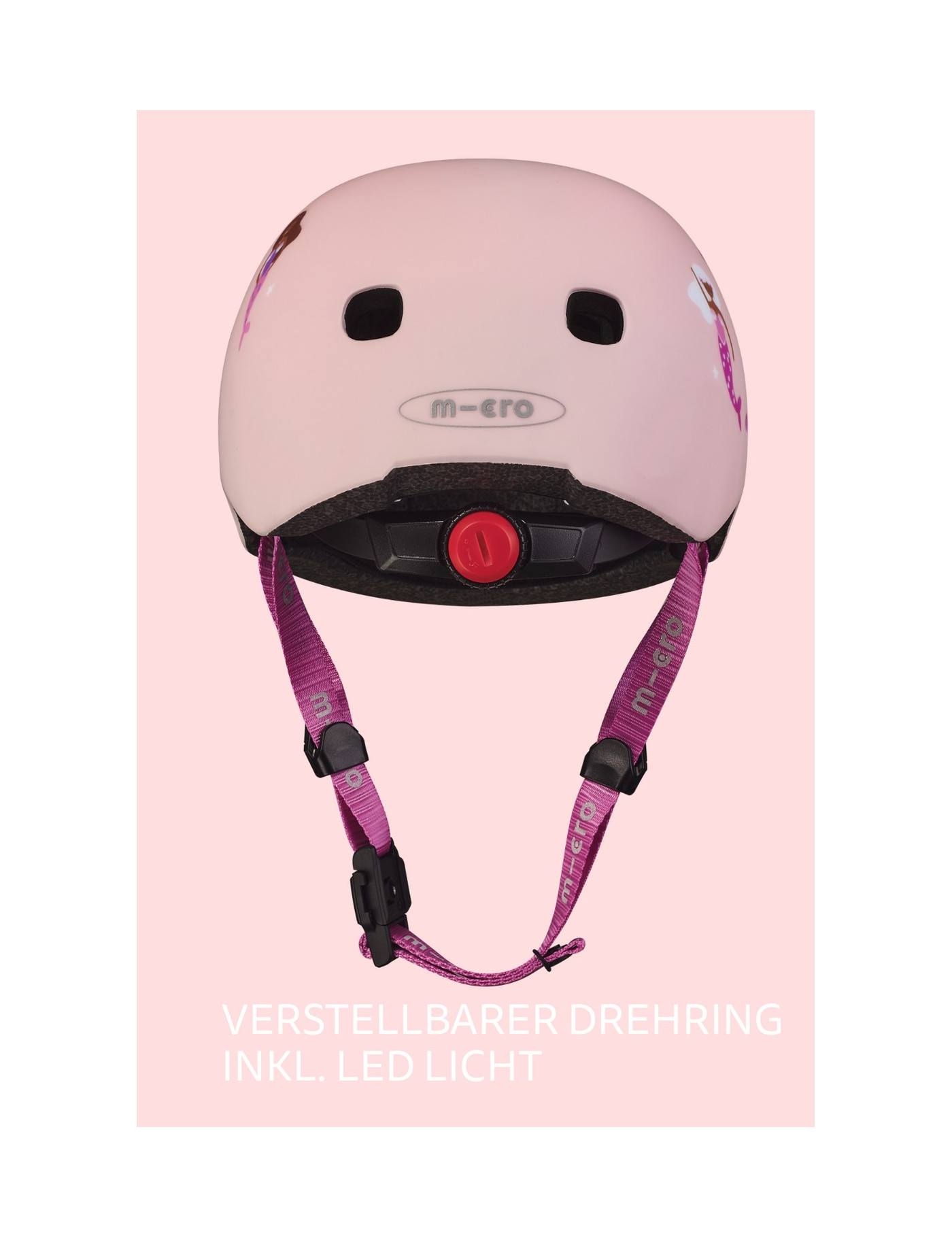 Kask MICRO typu orzeszek różowy w Syrenki