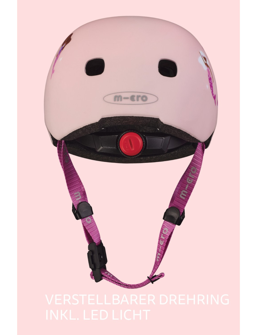 Kask MICRO typu orzeszek różowy w Syrenki