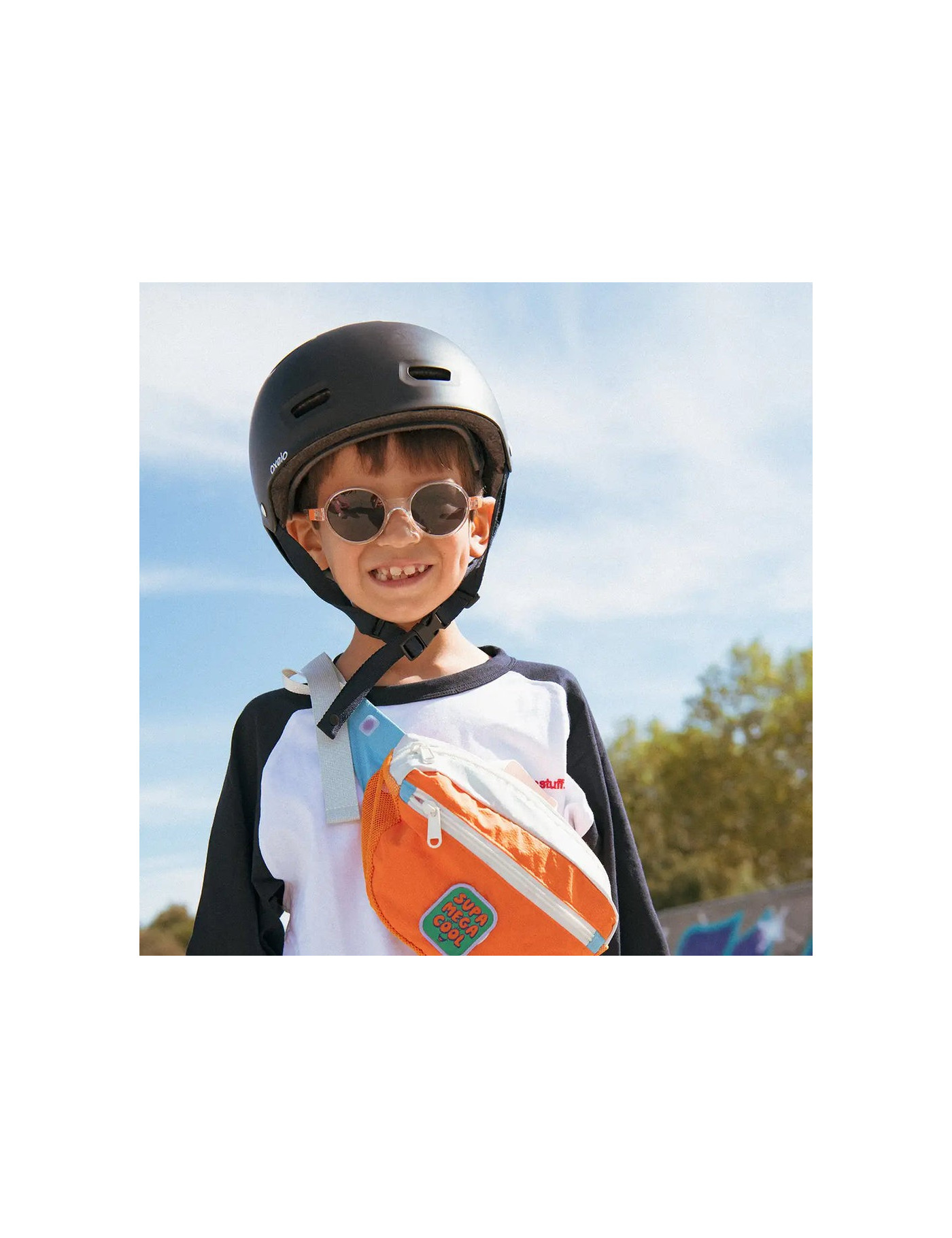 Elastyczne okulary przeciwsłoneczne POP Cristal/Orange KI ET LA