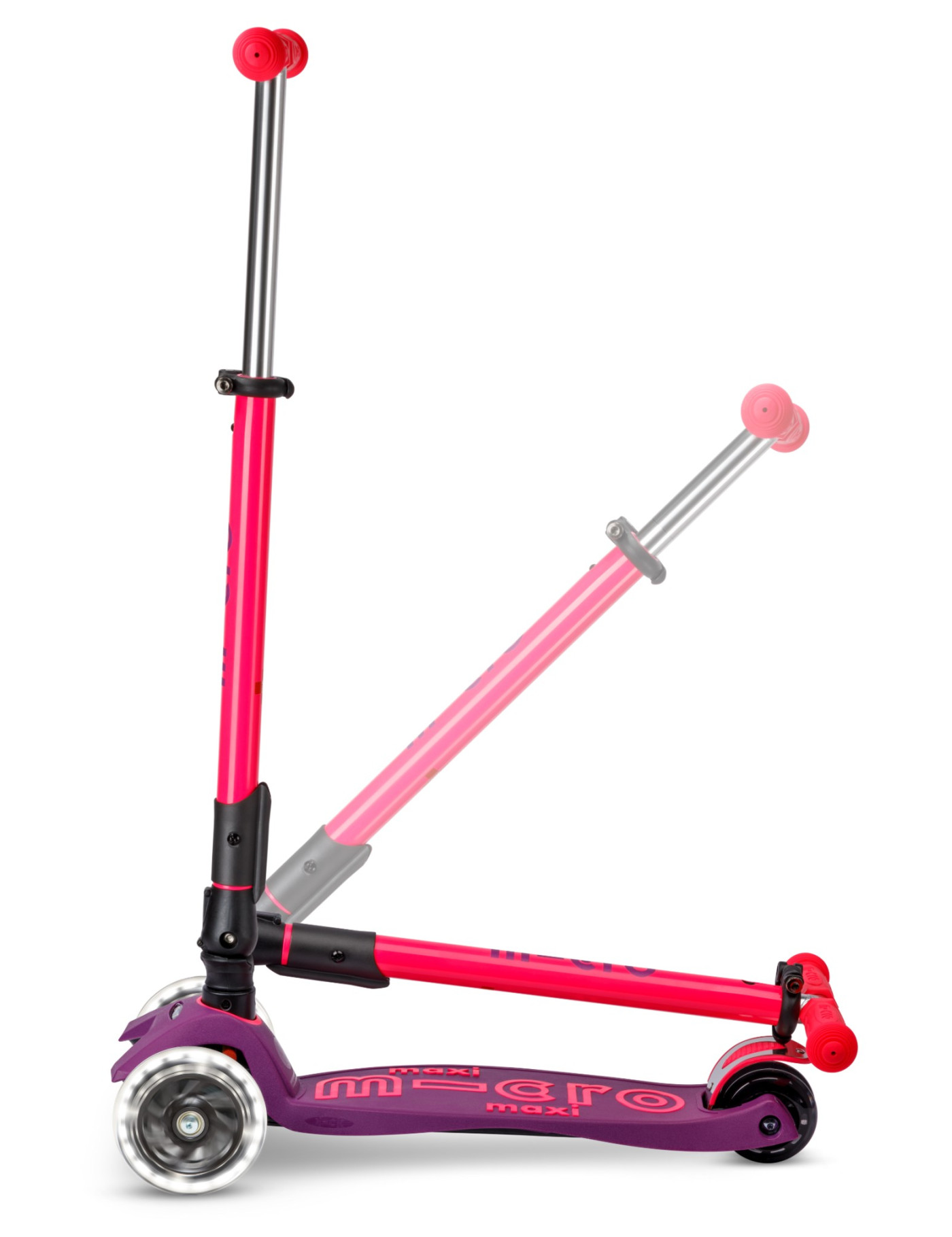 Micro Maxi Deluxe Foldable Neon LED pink