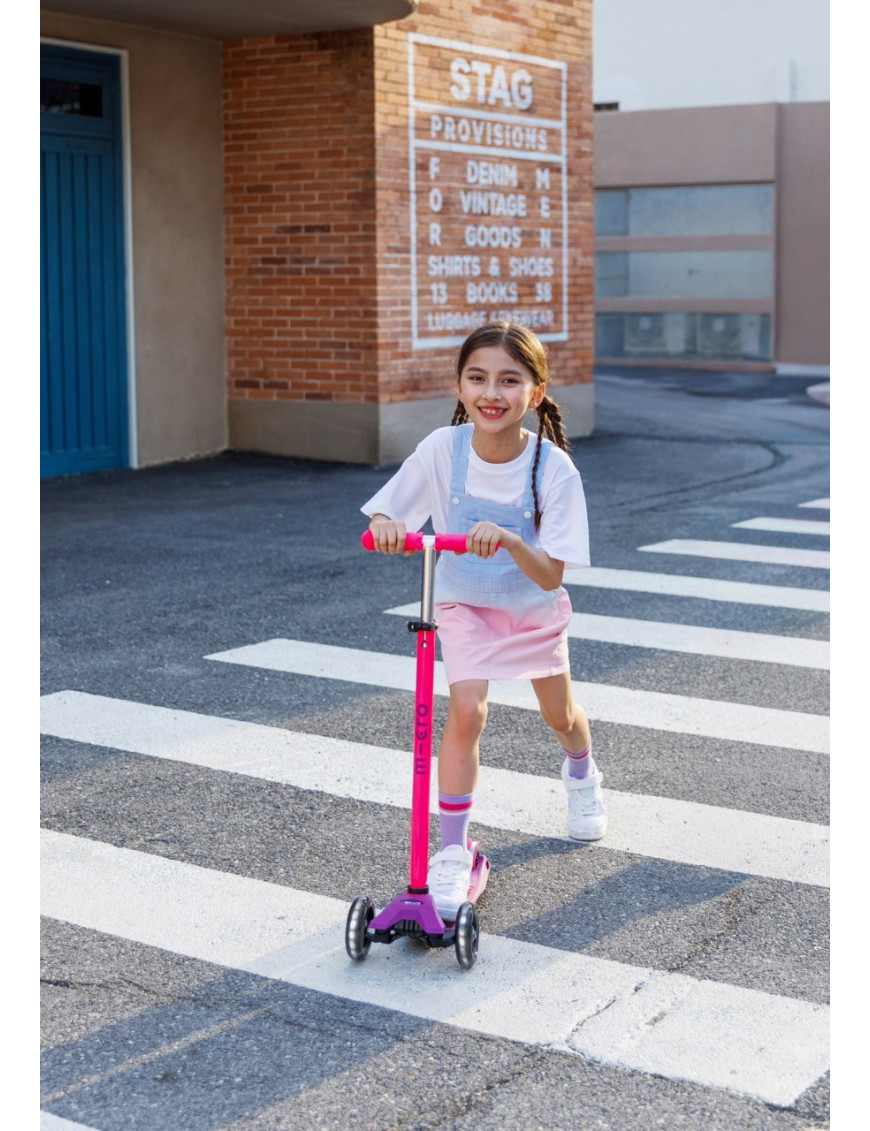Micro Maxi Deluxe Foldable Neon LED pink