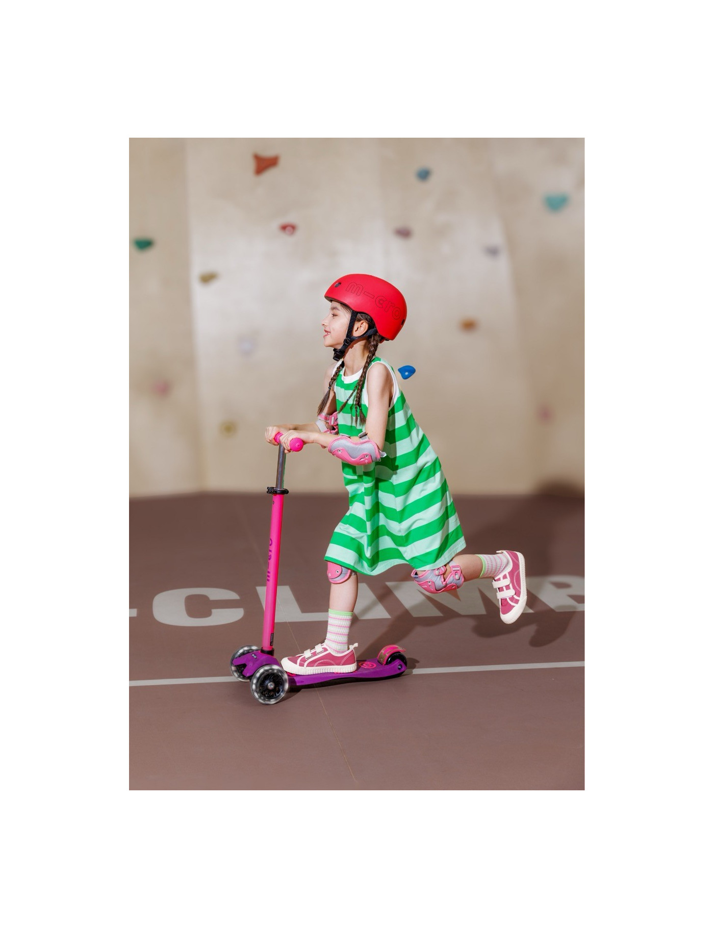 Micro Maxi Deluxe Foldable Neon LED pink