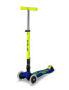 Micro hulajnoga składana MAXI Deluxe foldable neon LED - yellow