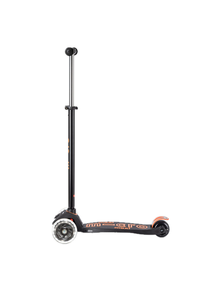 Hulajnoga Maxi Micro Deluxe Black/Orange LED