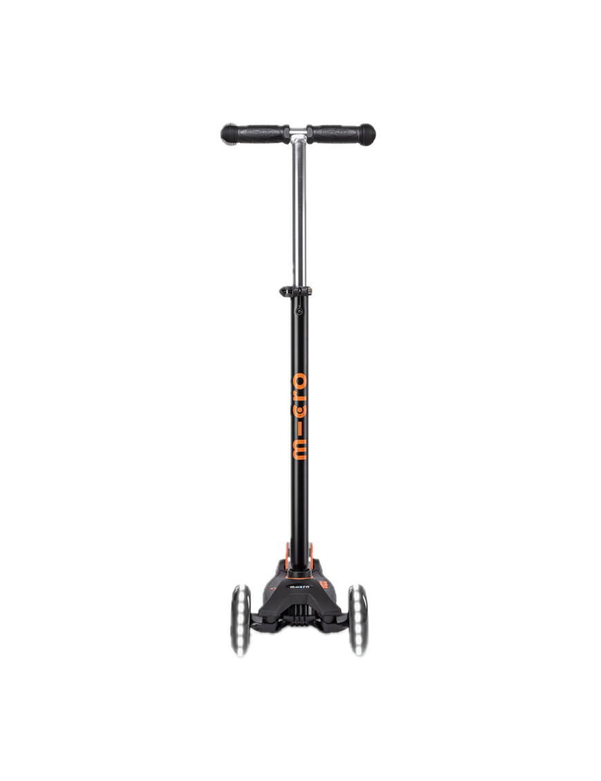 Hulajnoga Maxi Micro Deluxe Black/Orange LED