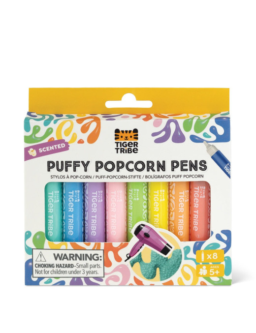 Tiger Tribe Pachnące Pisaki Popcornowe 3D