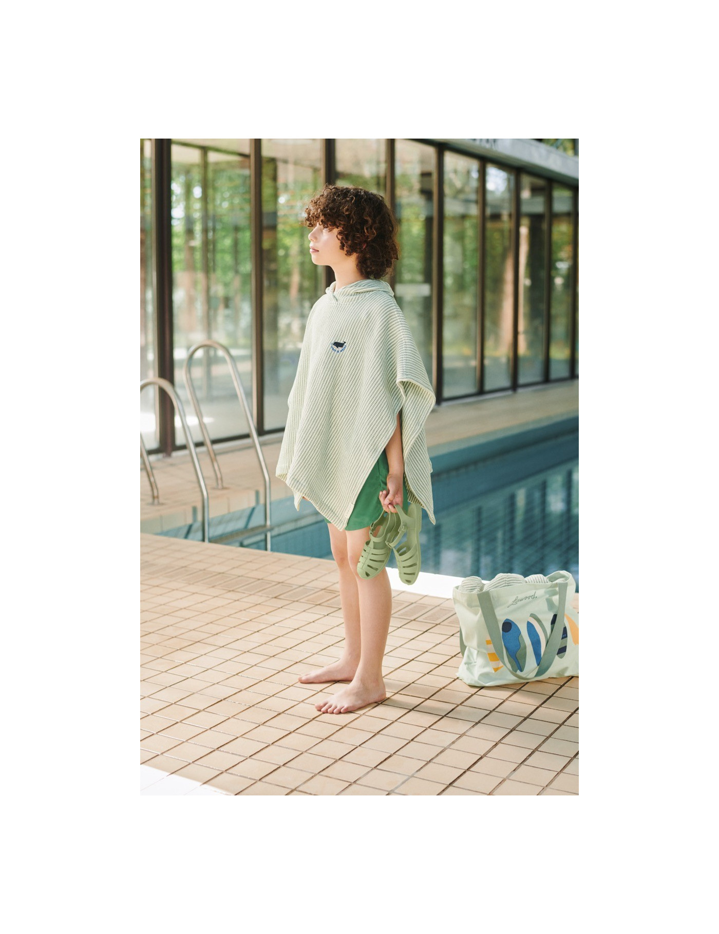 Poncho dla dziecka PACO - Peppermint Liewood Poncho dla dziecka PACO - Peppermint Liewood