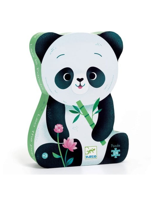 Puzzle tekturowe PANDA LEO 24 el. Djeco