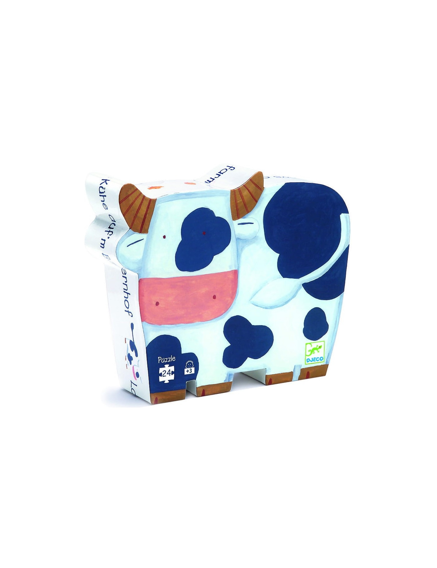 Puzzle tekturowe KRÓWKA Djeco Puzzle tekturowe KRÓWKA Djeco