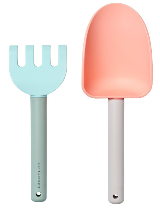 Łopatka i grabki – zestaw do piasku Apple Sorbet Sunnylife