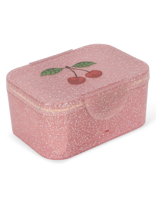 Lunchbox z brokatem Cherry Konges Slojd