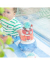 Lilliputiens Piramida dźwiękowa sensoryczne klocki z grzechotkami Zwierzątka 12m+