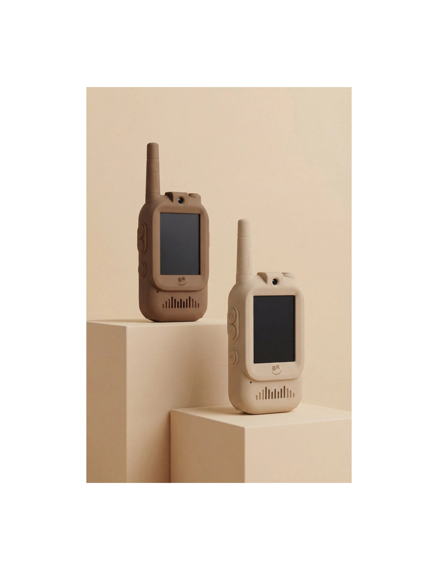 KidTooki - Video Walkie Talkie - Beige & Brown