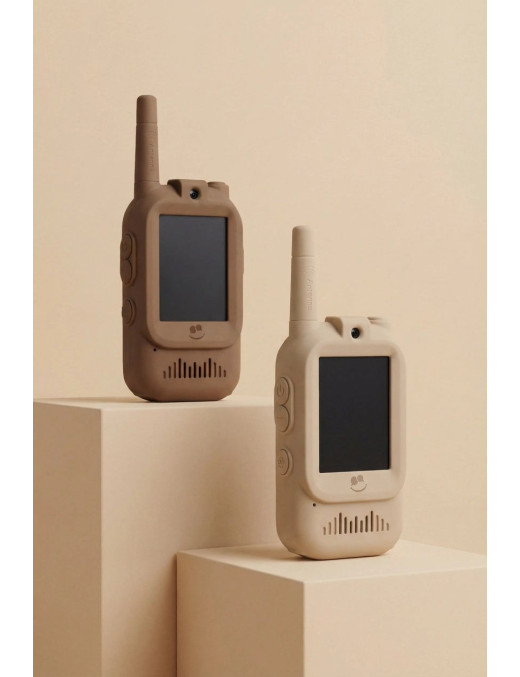 KidTooki - Video Walkie Talkie - Beige & Brown