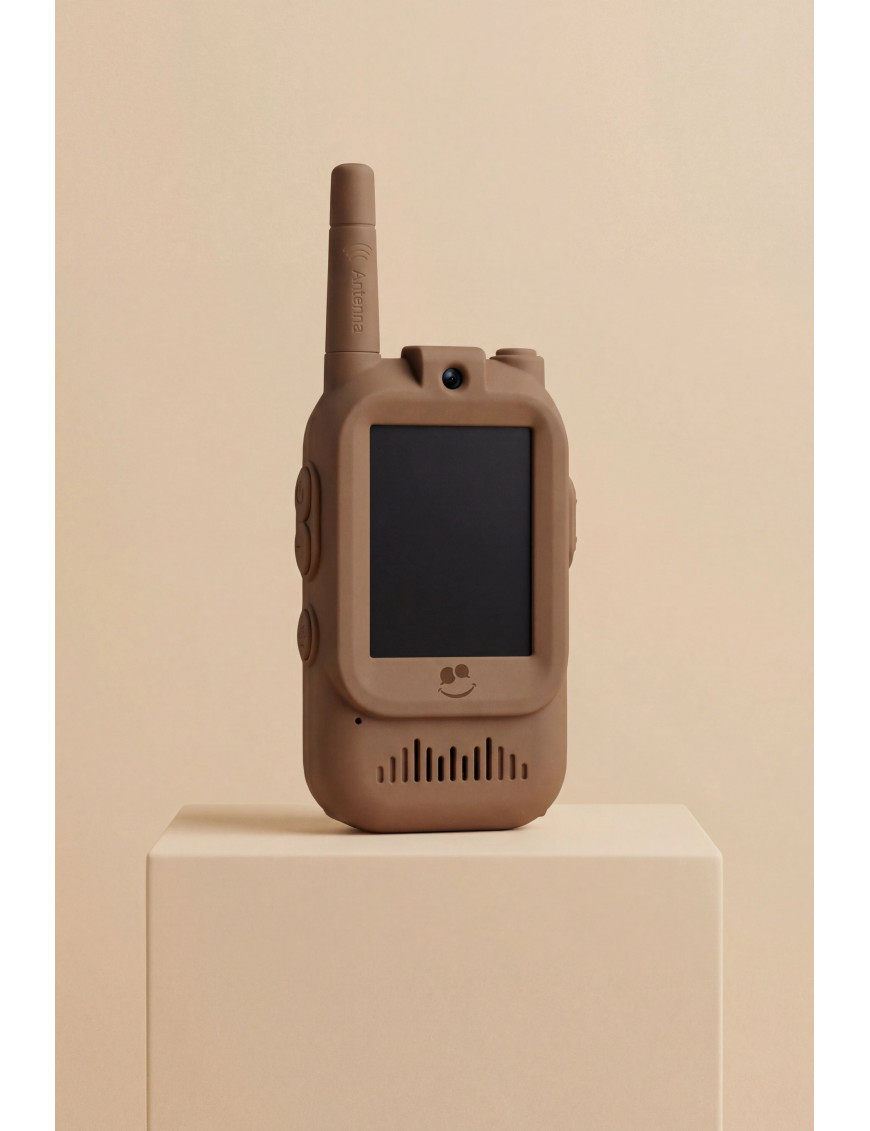 KidTooki - Video Walkie Talkie - Beige & Brown