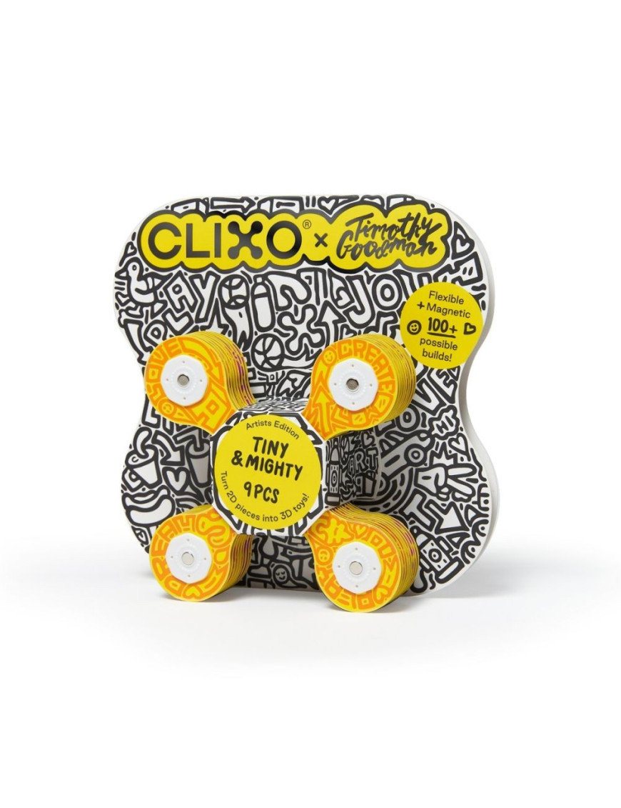 Klocki magnetyczne CLIXO MOTYW ARTYSTYCZNY TINY&MIGHTY