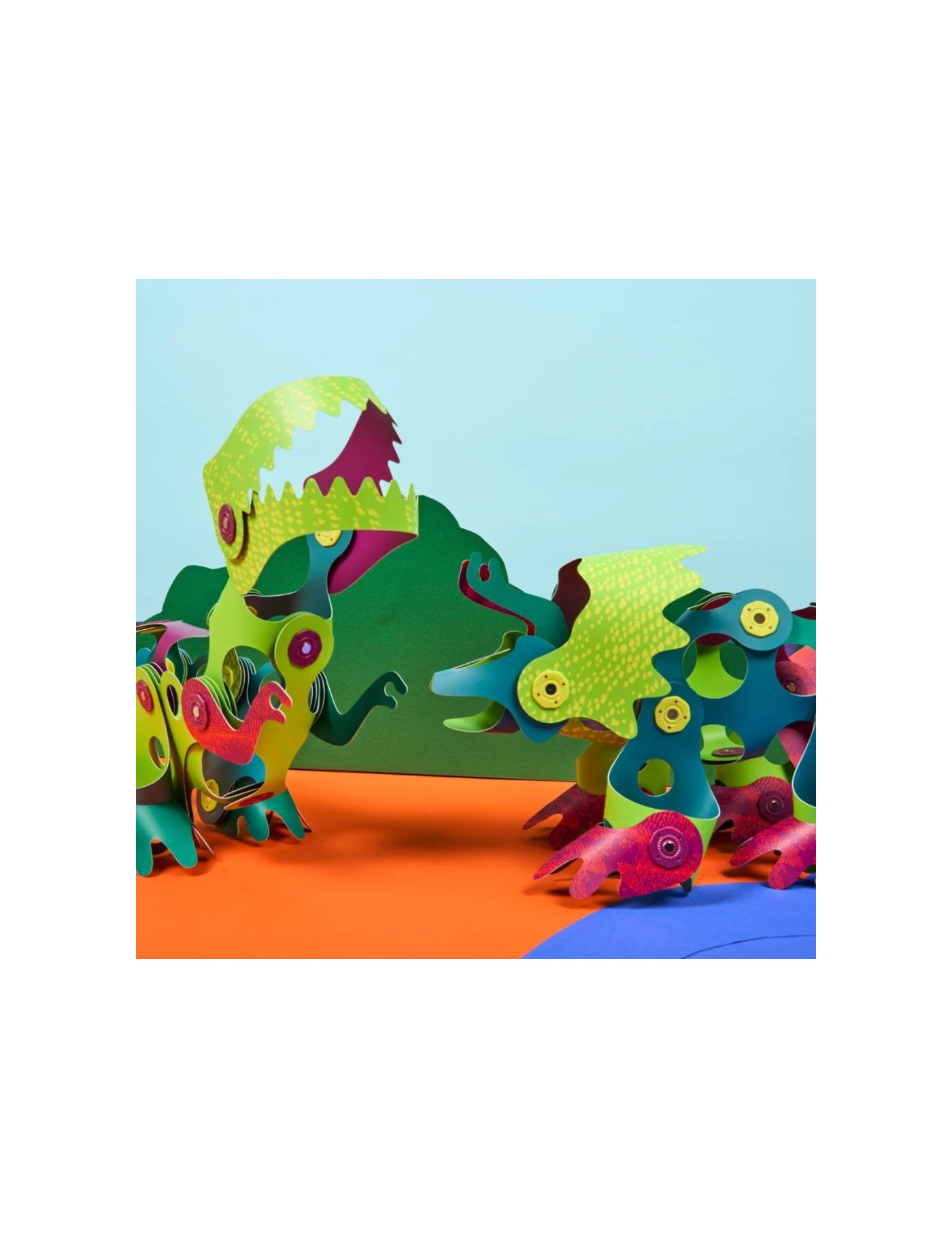 Clixo, zestaw klocków magnetycznych z motywem DINO, 36 elementów Clixo, zestaw klocków magnetycznych z motywem DINO, 36 elementów