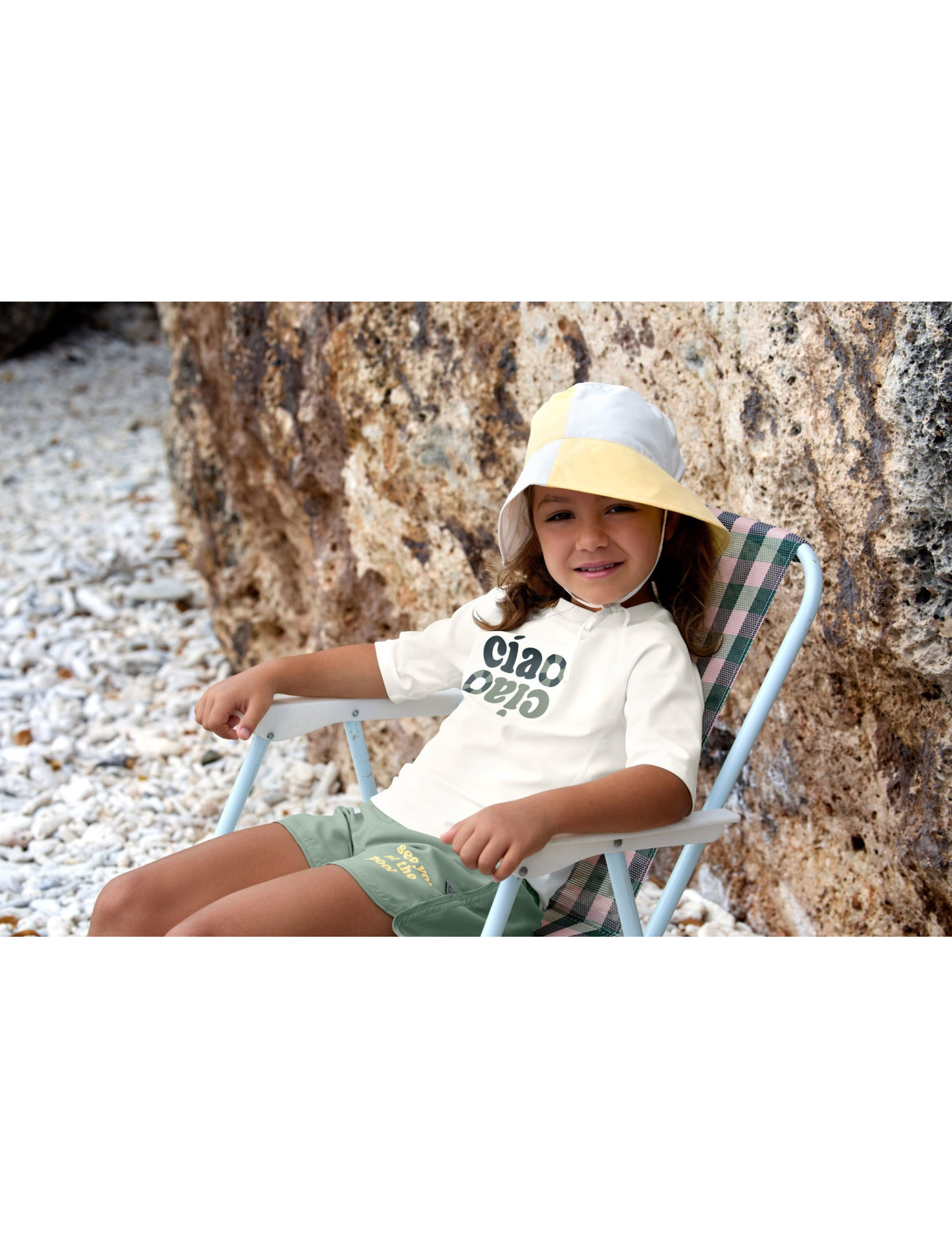Lassig Koszulka z filtrem UV60 z krótkim rękawem Splash & Fun GREEN SEA SALT Lassig Koszulka z filtrem UV60 z krótkim rękawem Splash & Fun GREEN SEA SALT