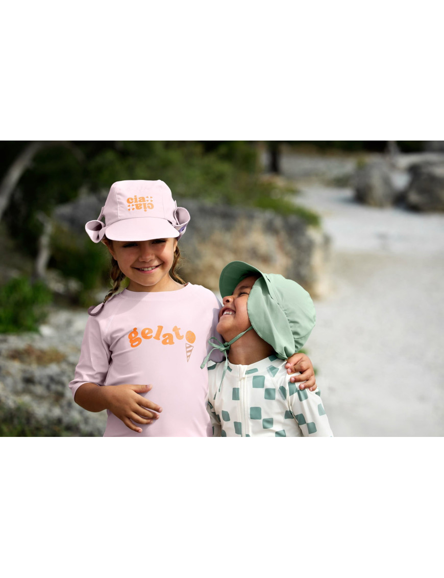 Lassig Koszulka z filtrem UV60 z krótkim rękawem Splash & Fun PALE PINK