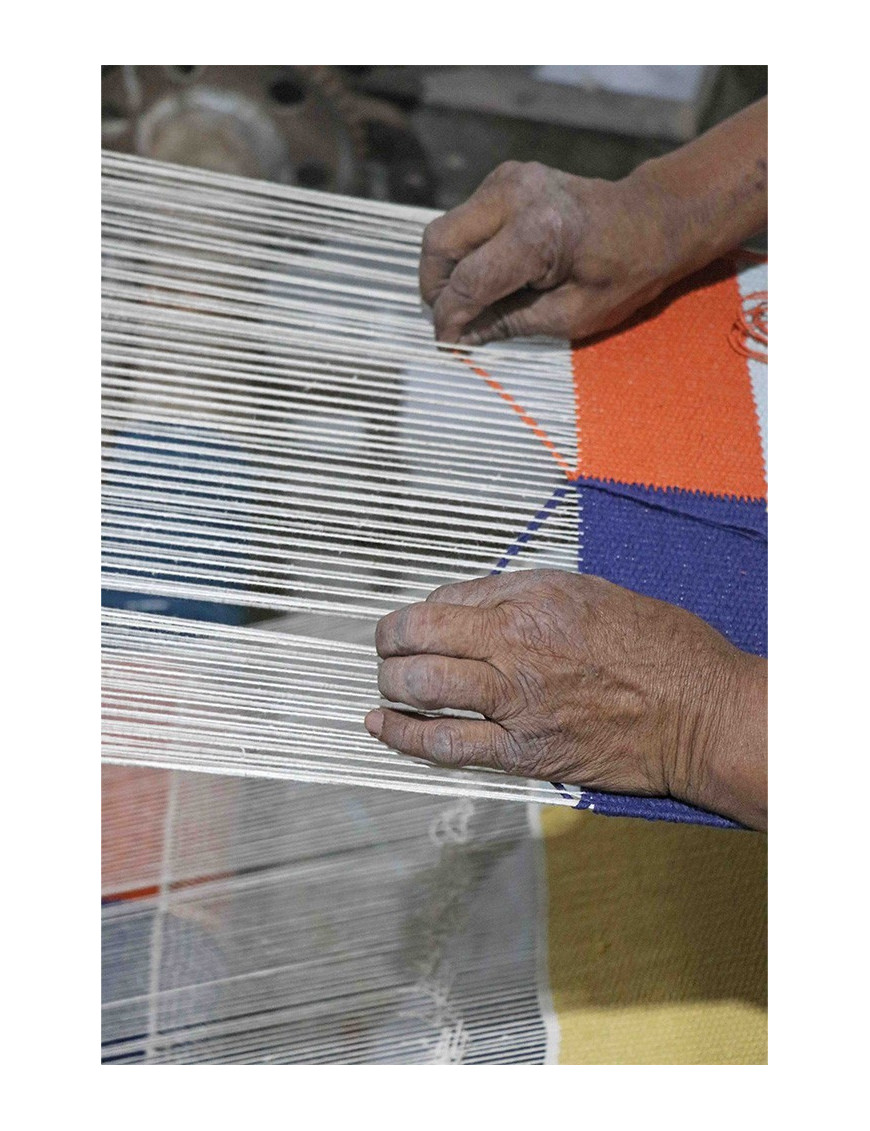 Kosz Bawełniany Color Grid, Lorena Canals