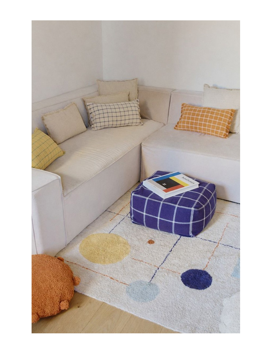 Pufa Geo Block Navy Blue Lorena Canals
