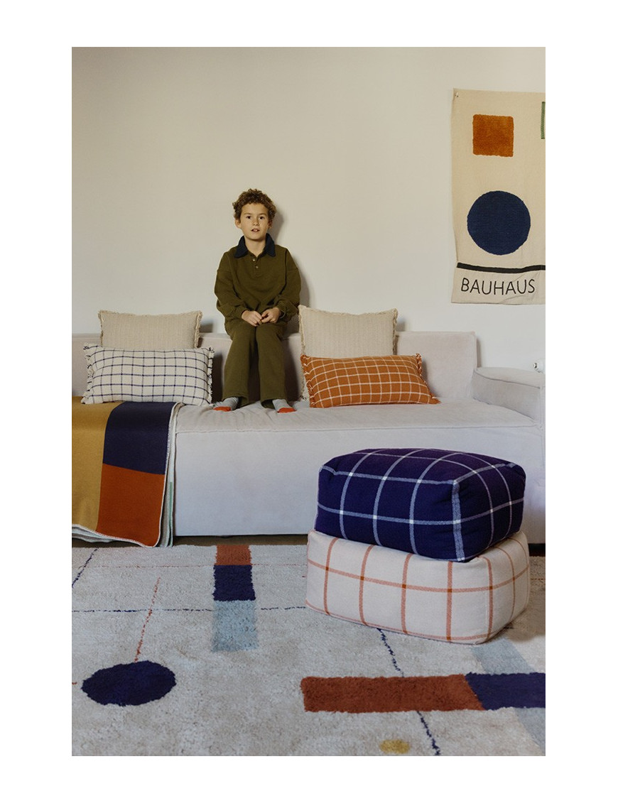 Pufa Geo Block Navy Blue Lorena Canals