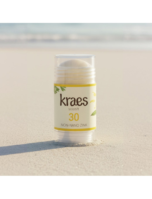 KRAES SOLSTIFT SPF 30 - Naturalny sztyft przeciwsłoneczny dla dzieci, 30 ml