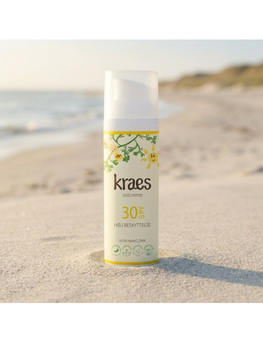 KRAES SOLCREME SPF 30 - Naturalny krem przeciwsłoneczny, 75 ml