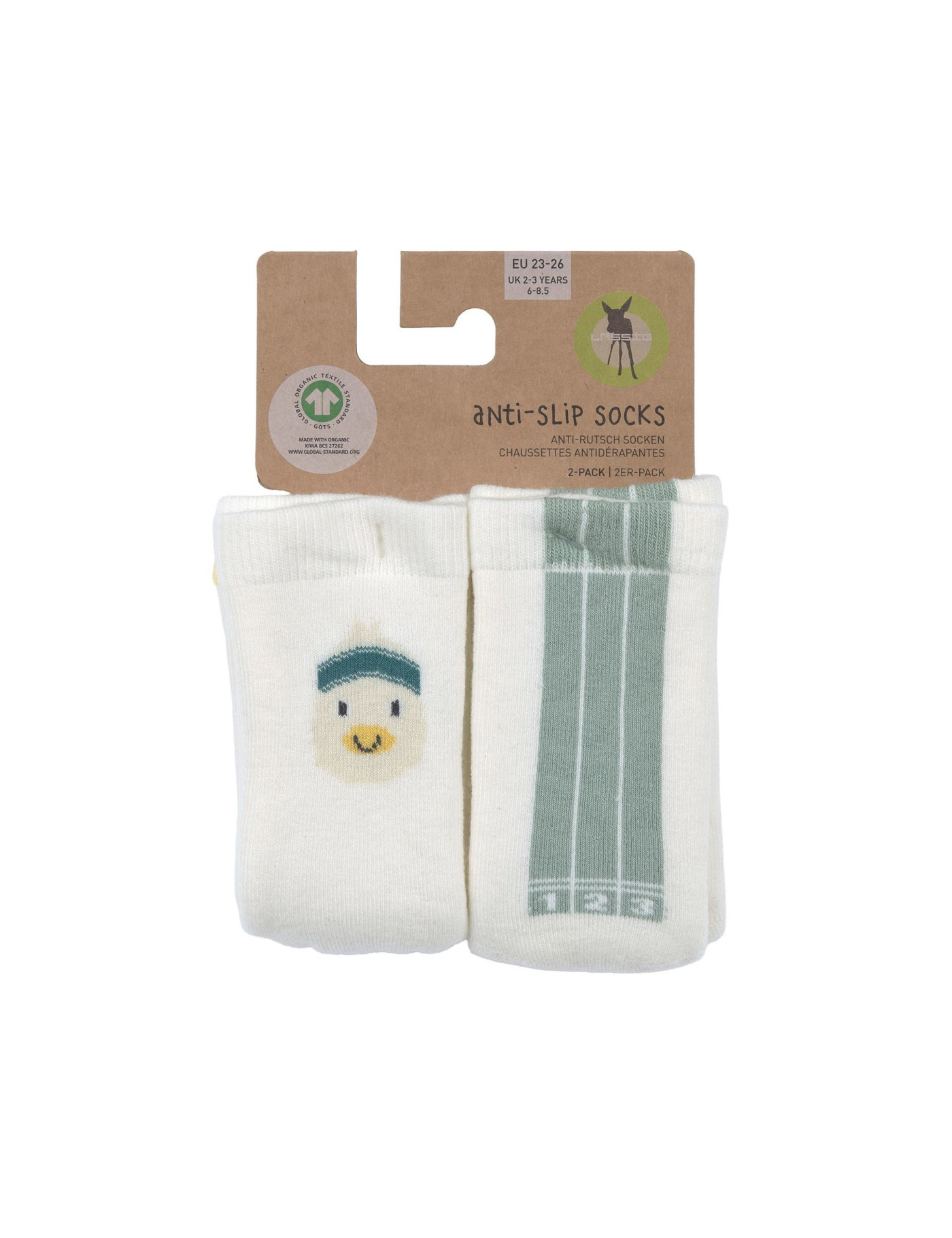 Skarpetki antypoślizgowe 2-pack DUCK Lassig