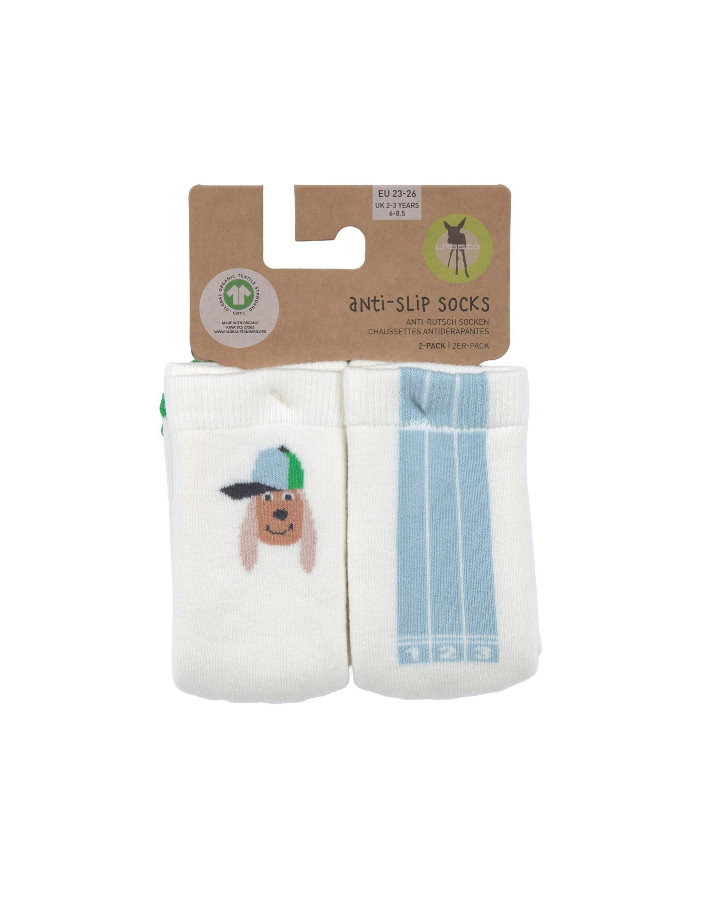 Skarpetki antypoślizgowe 2-pack DOG Lassig