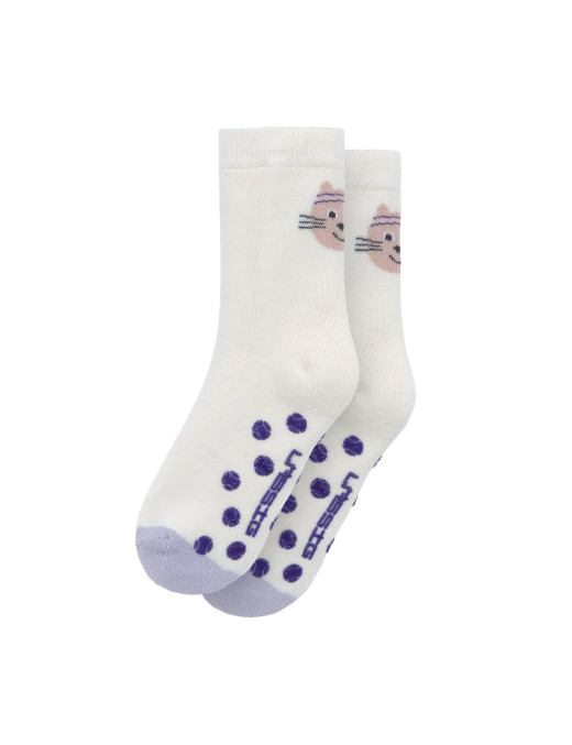 Lassig Anti-slip Socks GOTS 2 pcs cat