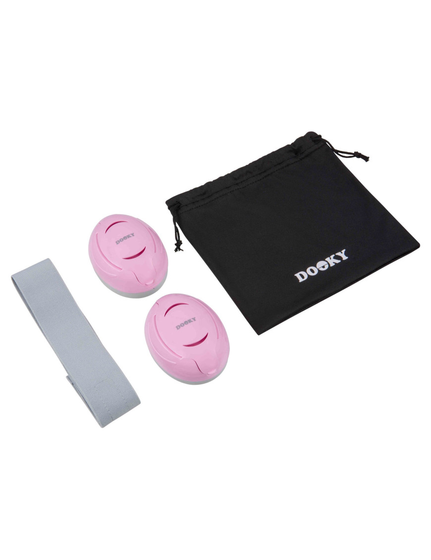 Słuchawki ochronne DOOKY Baby Earmuff pink 0-3 l Słuchawki ochronne DOOKY Baby Earmuff pink 0-3 l