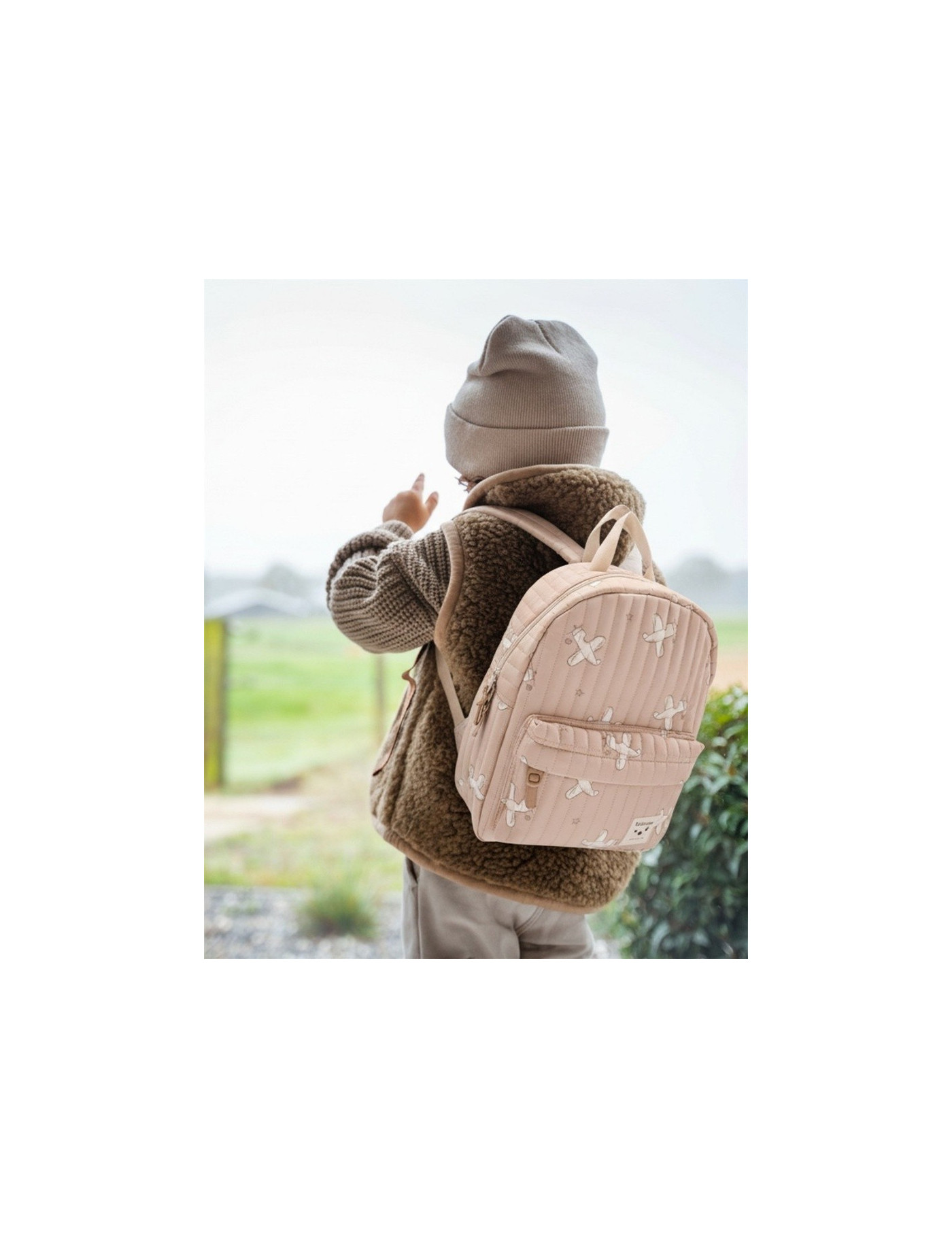 Plecak dla dzieci Wonderful Worlds Beige KIDZROOM Plecak dla dzieci Wonderful Worlds Beige KIDZROOM