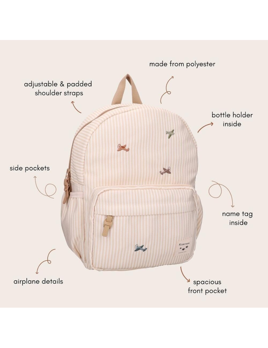 Plecak dla dzieci Nostalgia Beige L KIDZROOM