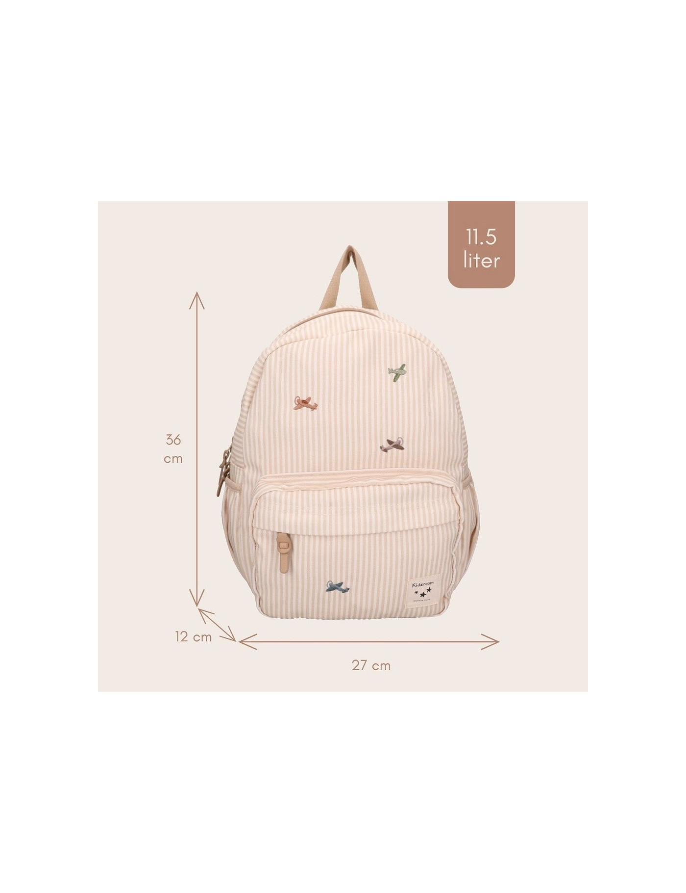 Plecak dla dzieci Nostalgia Beige L KIDZROOM
