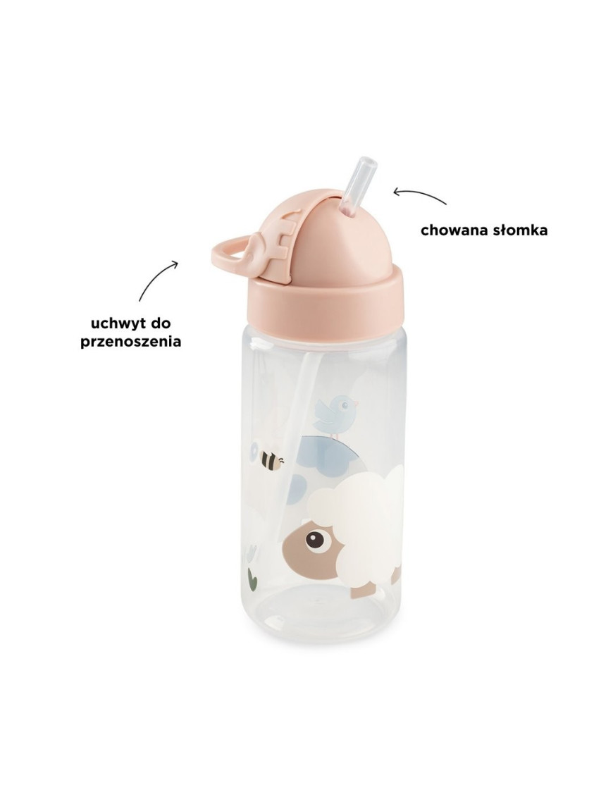 Done by Deer Bidon dla dziecka 350 ml Tiny Farm Powder Done by Deer Bidon dla dziecka 350 ml Tiny Farm Powder