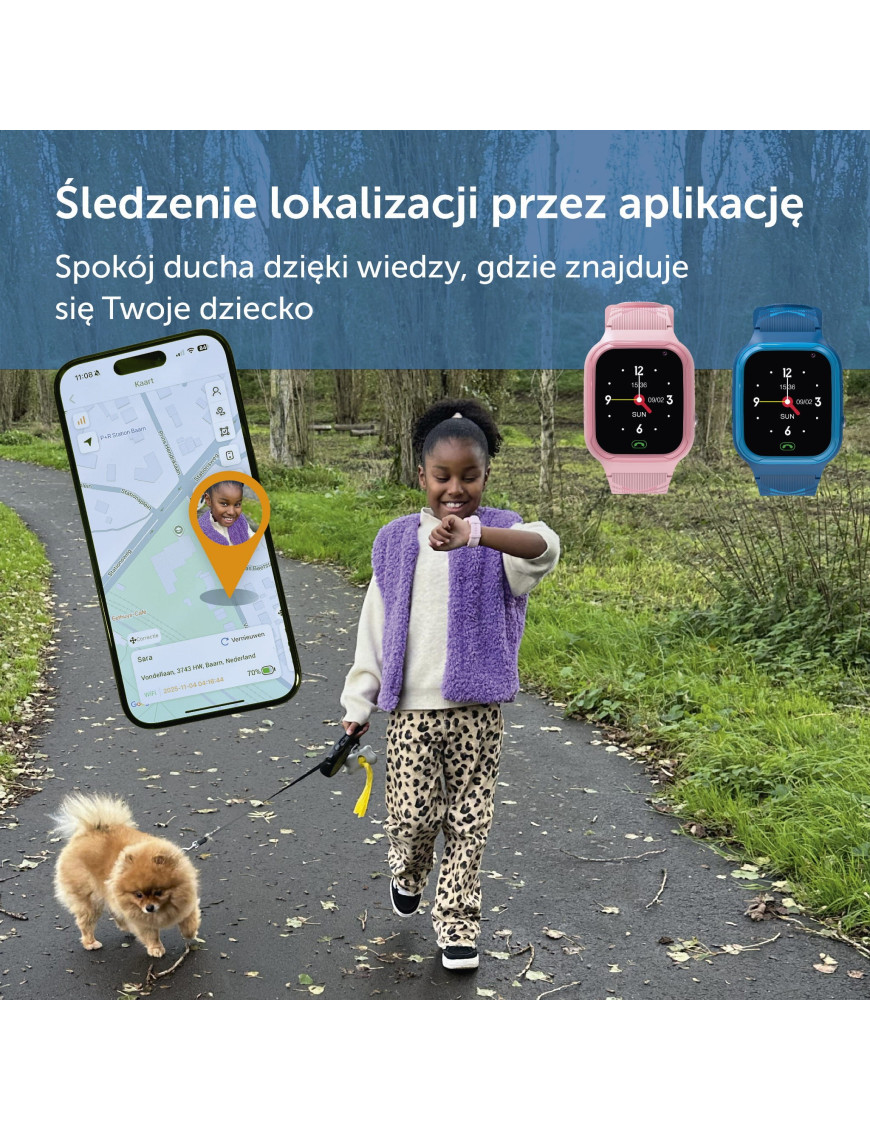 Zazu Fun Smartwatch dla Dzieci Niebieski Zazu Fun Smartwatch dla Dzieci Niebieski