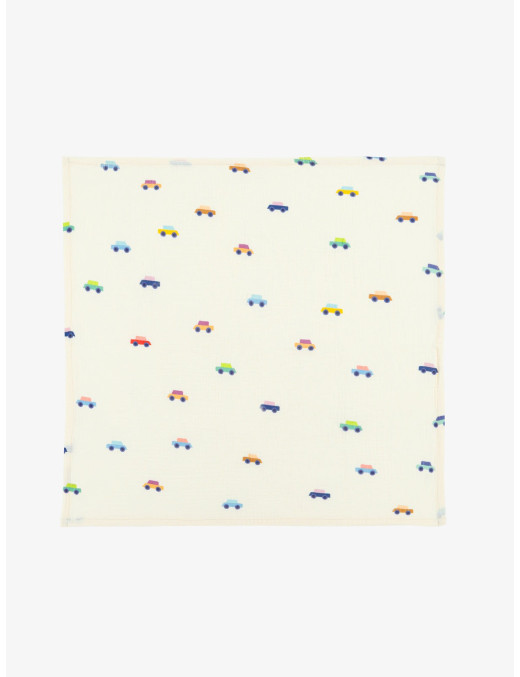 Pieluszka z organicznego muślinu Pierwsze Auto 60 cm x 60 cm
