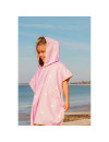 QUUT Dwustronne poncho kąpielowe dla dzieci Banana Pink