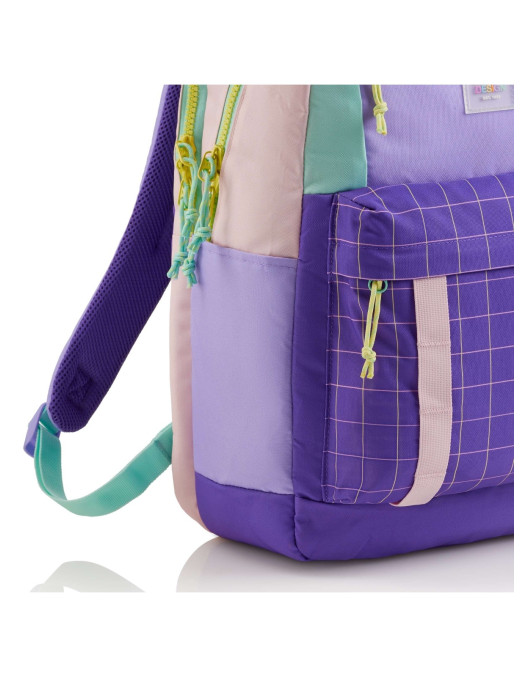 Plecak trzykomorowy Amsterdam Miquelrius - Rider Violet 28L