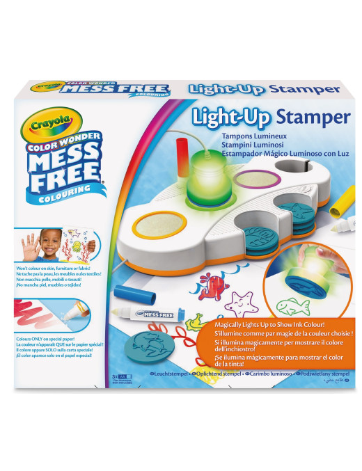 Crayola Podświetlane stemple dla dzieci niebrudzące Color Wonder Mess Free 3+
