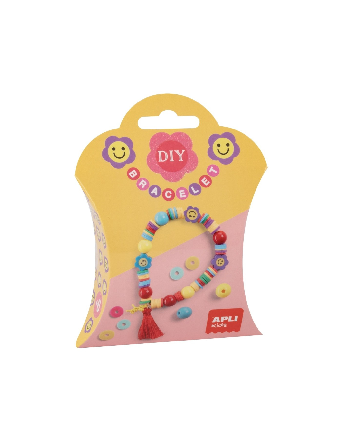 Zestaw do robienia bransoletek DIY Apli Kids - Uśmiech