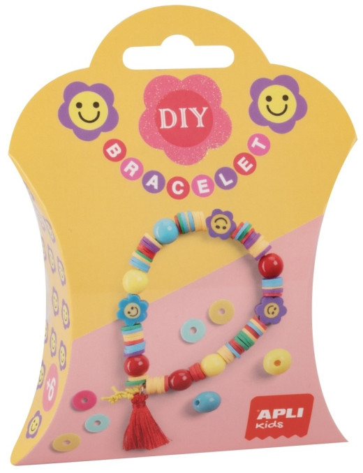 Zestaw do robienia bransoletek DIY Apli Kids - Uśmiech