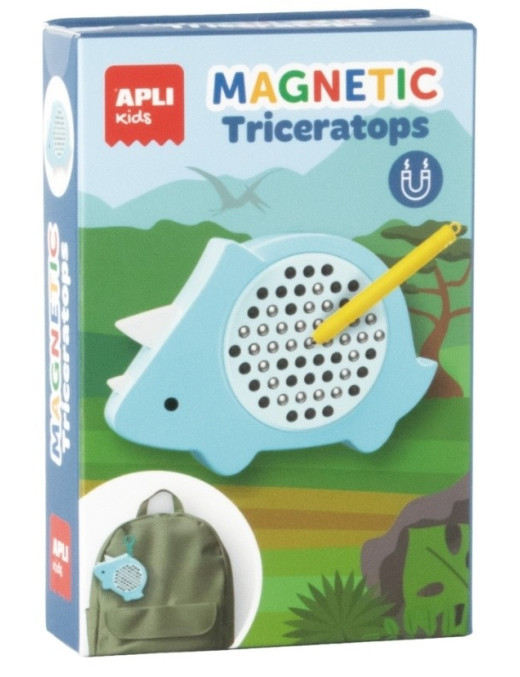 Mała tablica magnetyczna Apli Kids - Dinozaur Triceratops