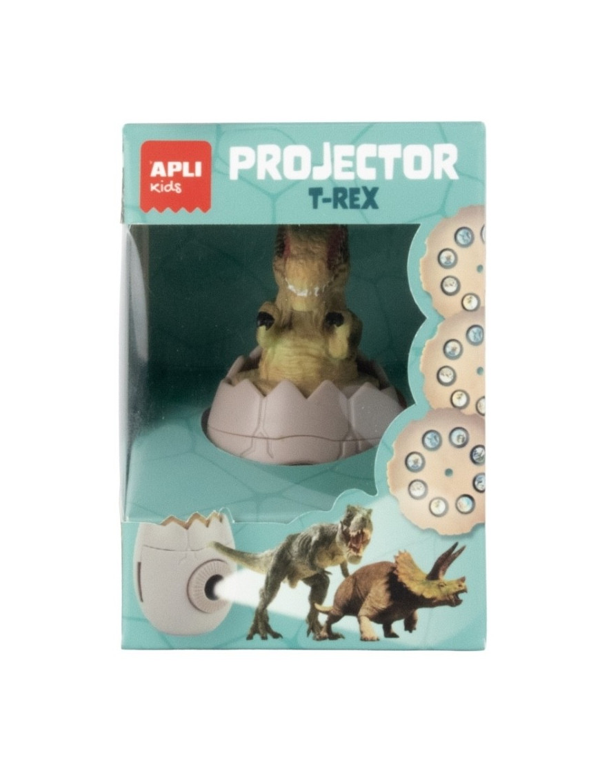 Projektor z wymiennymi dyskami Apli Kids - Dinozaur T-Rex