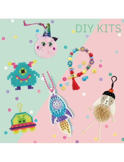 Zestaw do robienia diamentowych breloczków DIY Apli Kids - Rakieta