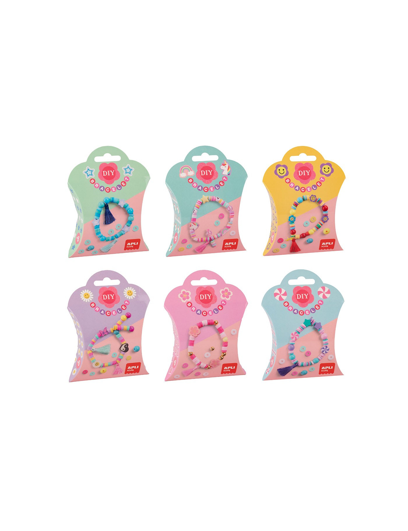 Zestaw do robienia bransoletek DIY Apli Kids - Gwiazda Zestaw do robienia bransoletek DIY Apli Kids - Gwiazda