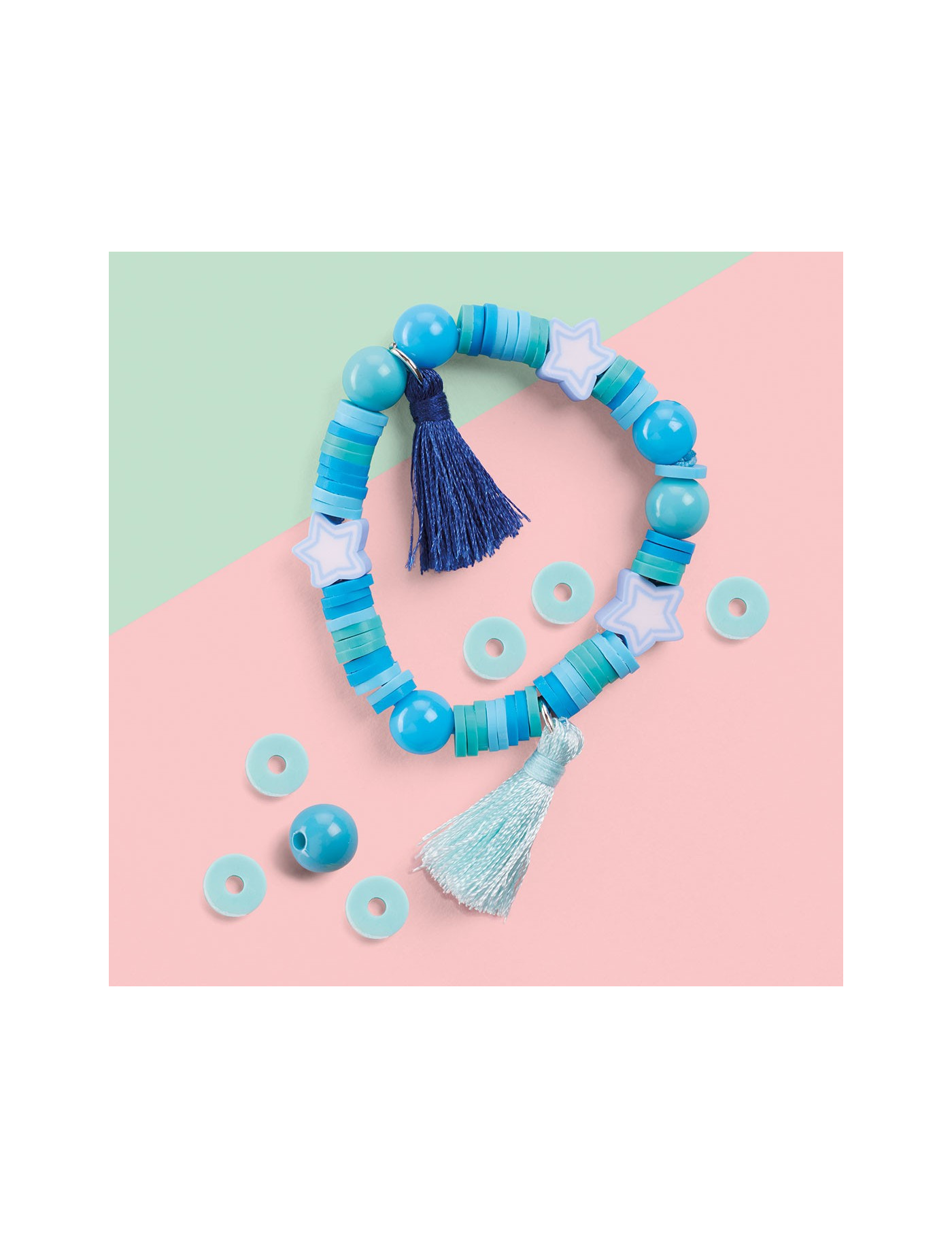 Zestaw do robienia bransoletek DIY Apli Kids - Gwiazda Zestaw do robienia bransoletek DIY Apli Kids - Gwiazda